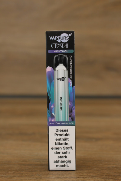 VAPEURS Crystal Menthol 600 Puffs