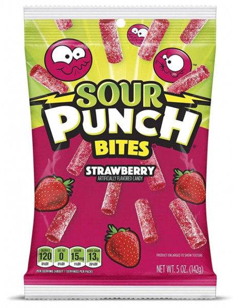 Sour Punch Bites Strawberry 142g