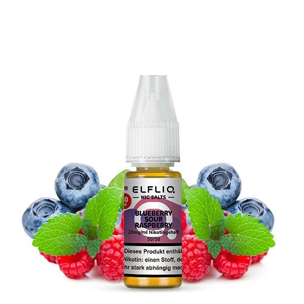 Elfbar Elfliq Blueberry Sour Raspberry 10ml - mit 20mg Nikotin