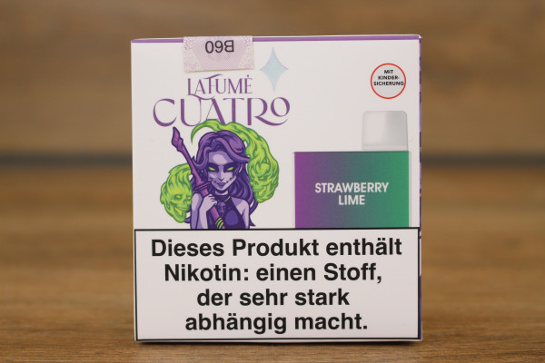 LaFume Cuatro Strawberry Lime 600 Puffs