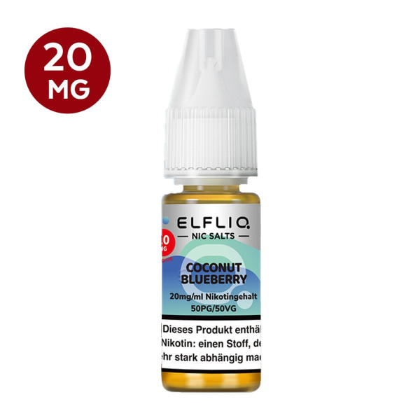 Elfbar Elfliq Coconut Blueberry 10ml - mit 20mg Nikotin