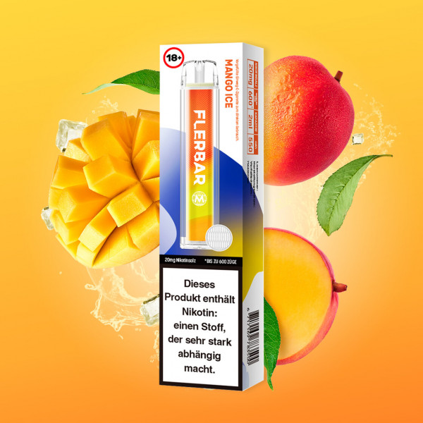 Flerbar Mango Ice 600 Puffs