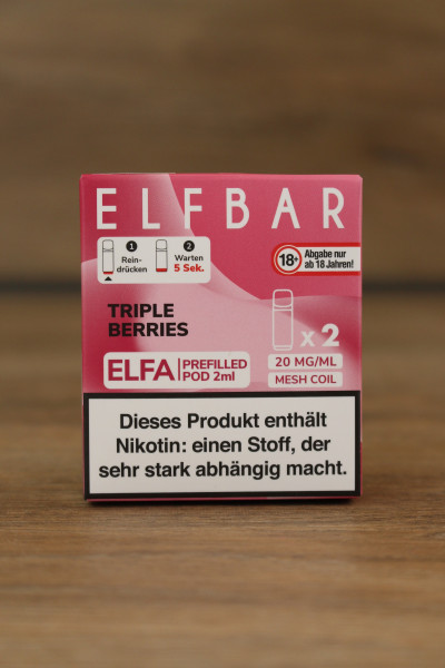 Elfbar ELFA CP Prefilled POD (2stk) - Triple Berries 20mg