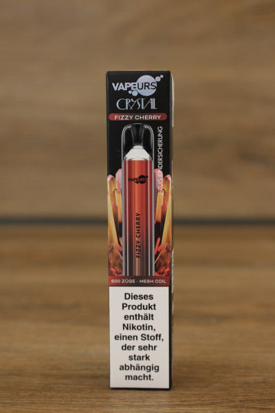 VAPEURS Crystal Fizzy Cherry 600 Puffs