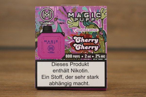 MAGIC PUFF Turbo Cherry Cherry 800 Puffs