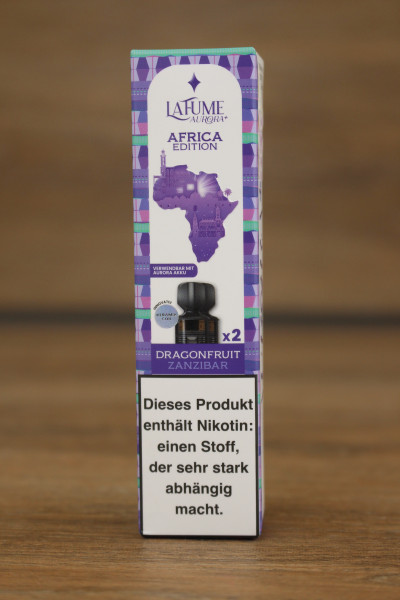 Laufe Aurora Prefilled POD (2stk) - Africa Edition Dragonfruit Zanzibar 20mg