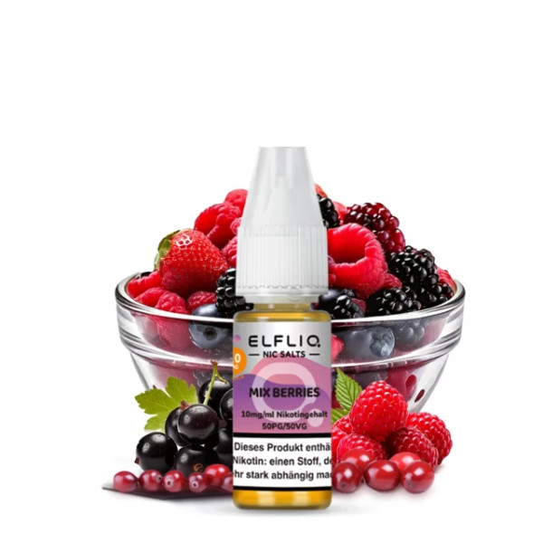 Elfbar Elfliq Blueberry Sour Raspberry 10ml - mit 10mg Nikotin