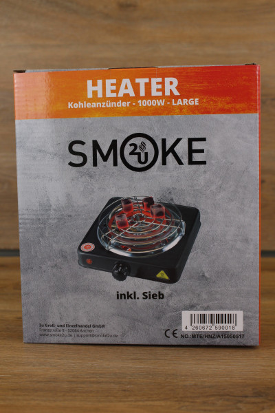 Smoke2U Kohleanzünder Hotplate 1000W